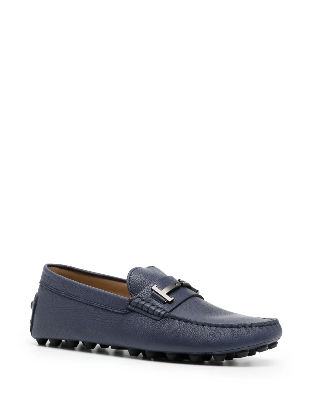 Tod's Loafers met logoplakkaat - Blauw