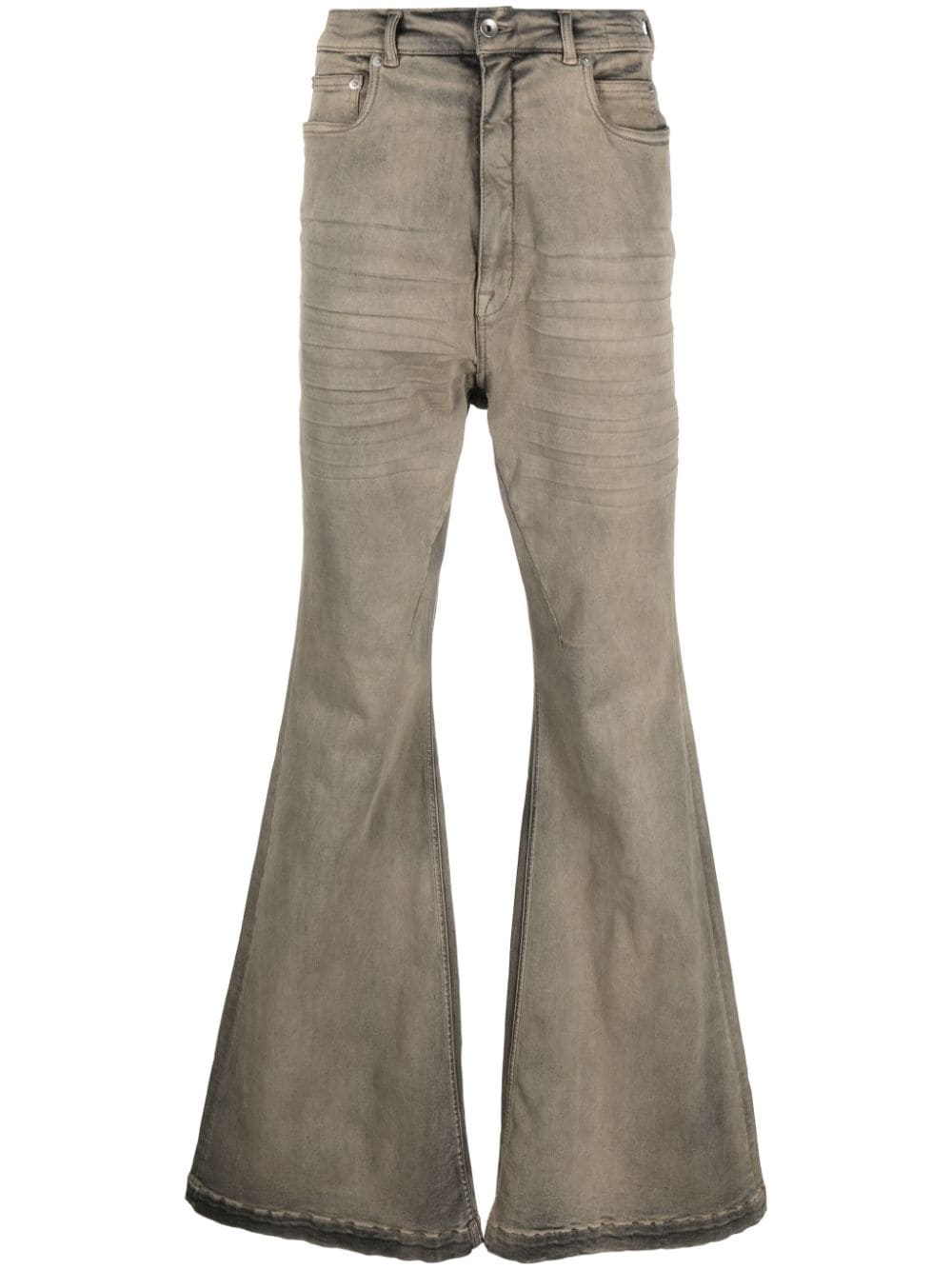 Rick Owens DRKSHDW Gerafelde jeans Grijs