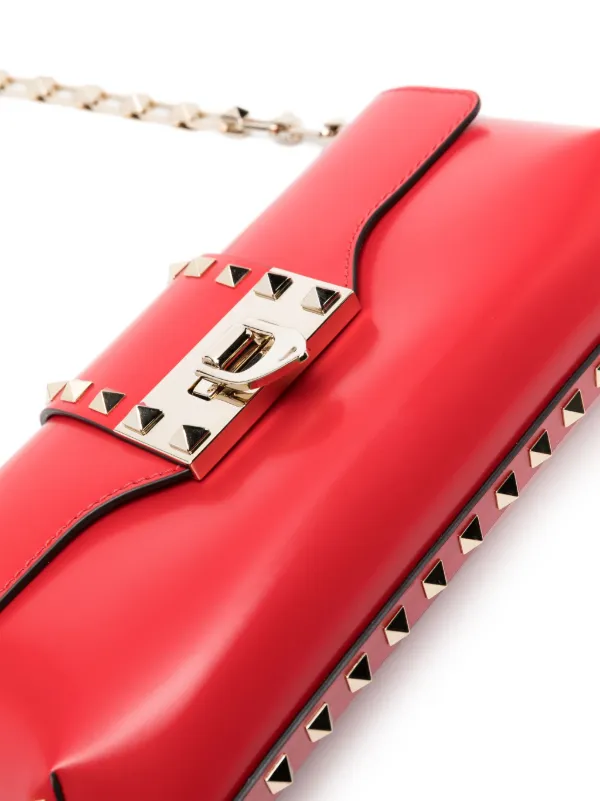 Valentino Garavani ロックスタッズ ショルダーバッグ | レッド