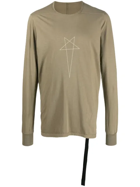 Rick Owens DRKSHDW playera Pentagram