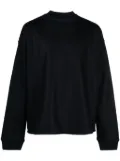 Jil Sander crew-neck felted-wool jumper - Blue