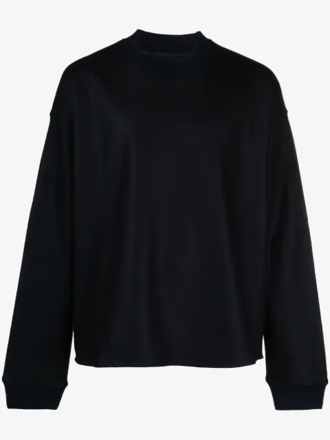 Jil Sander crew-neck felted-wool jumper