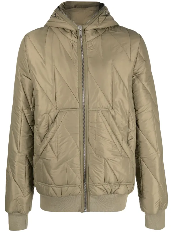 Rick Owens DRKSHDW Gimp Quilted Hooded Jacket Farfetch