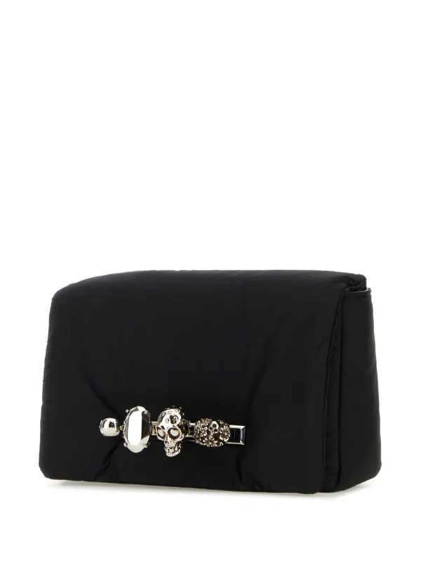ショルダーバッグ Alexander Mcqueen Black Nylon The Puffy Knuckle Belt Bag 21847903_54797764_1000.jpg