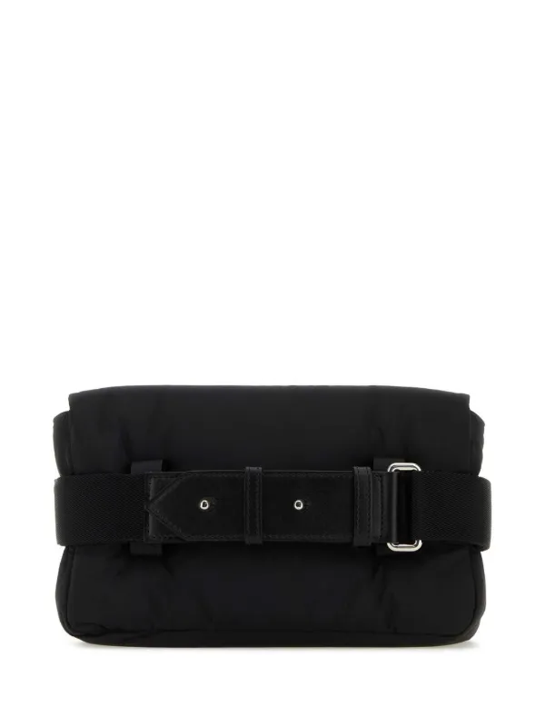 ショルダーバッグ ALEXANDER MCQUEEN BLACK NYLON THE PUFFY KNUCKLE BELT BAG 21847903_54797764_600.jpg