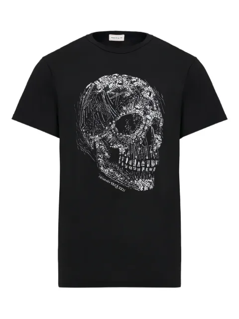 Alexander McQueen Crystal Skull cotton T-shirt