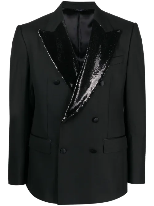 Blazer à boutonnière croisée - Dolce & Gabbana - Modalova