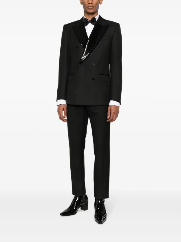 Dolce & Gabbana スパンコール ダブルジャケット | ブラック | FARFETCH JP Dolce & Gabbana スパンコール ダブルジャケット | ブラック | FARFETCH JP