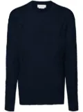 Alexander McQueen skull-textured sweater - Blue