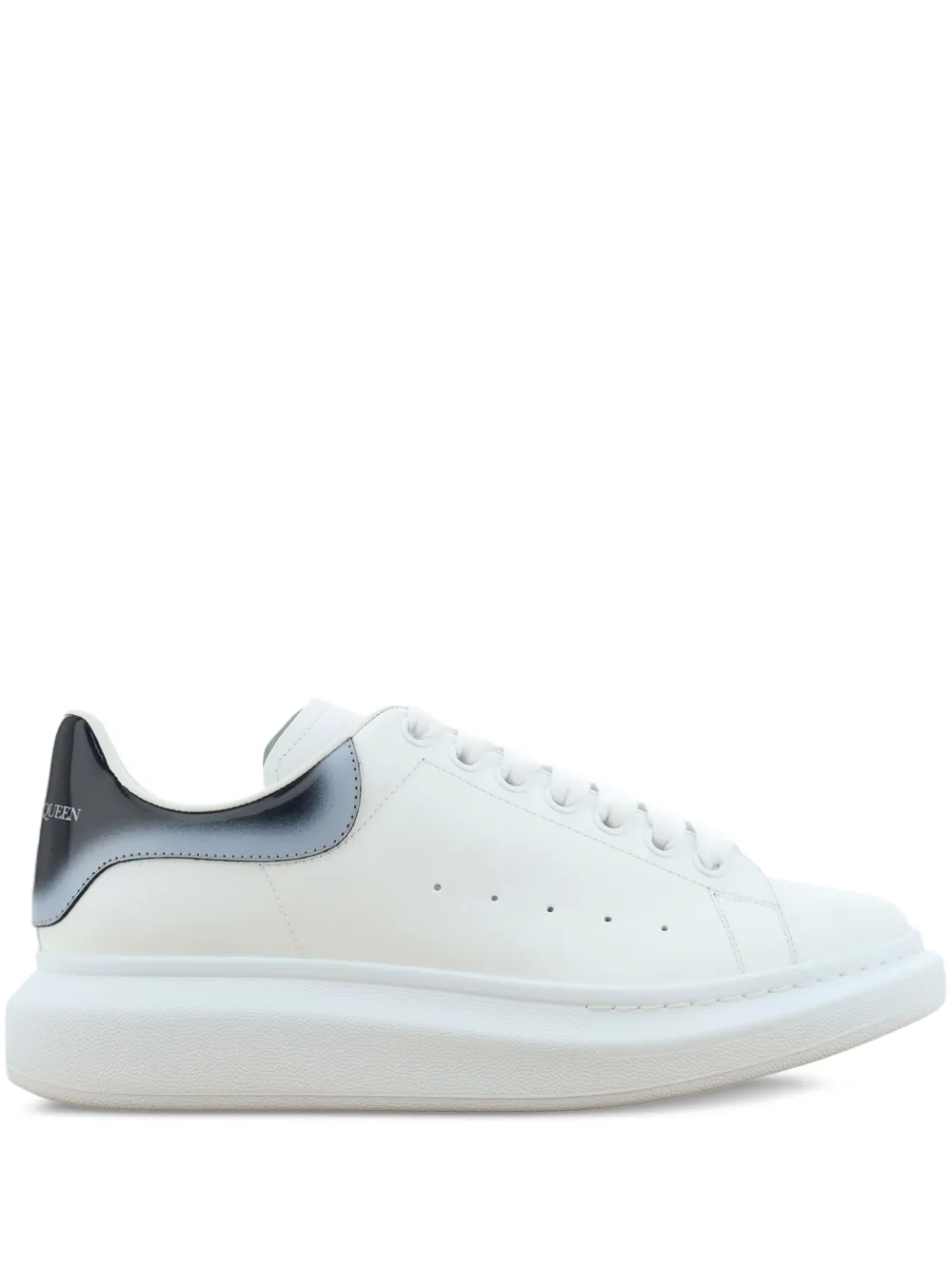 Alexander mcqueen trainers white and grey online