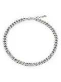Alexander McQueen Seal logo-motif chain choker - Silver