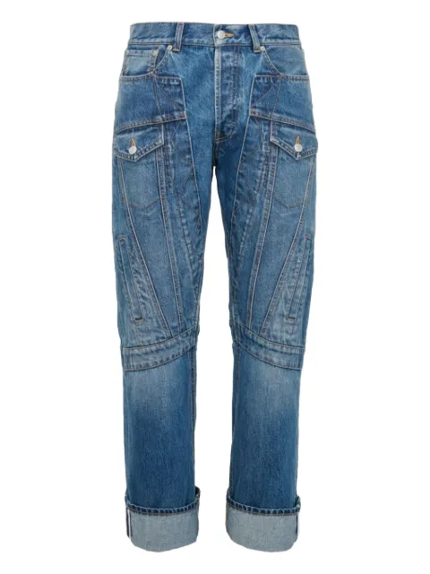 Alexander McQueen mid-rise straight-leg jeans