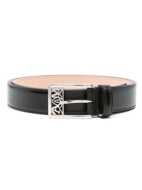 Alexander McQueen The Seal buckle belt Men