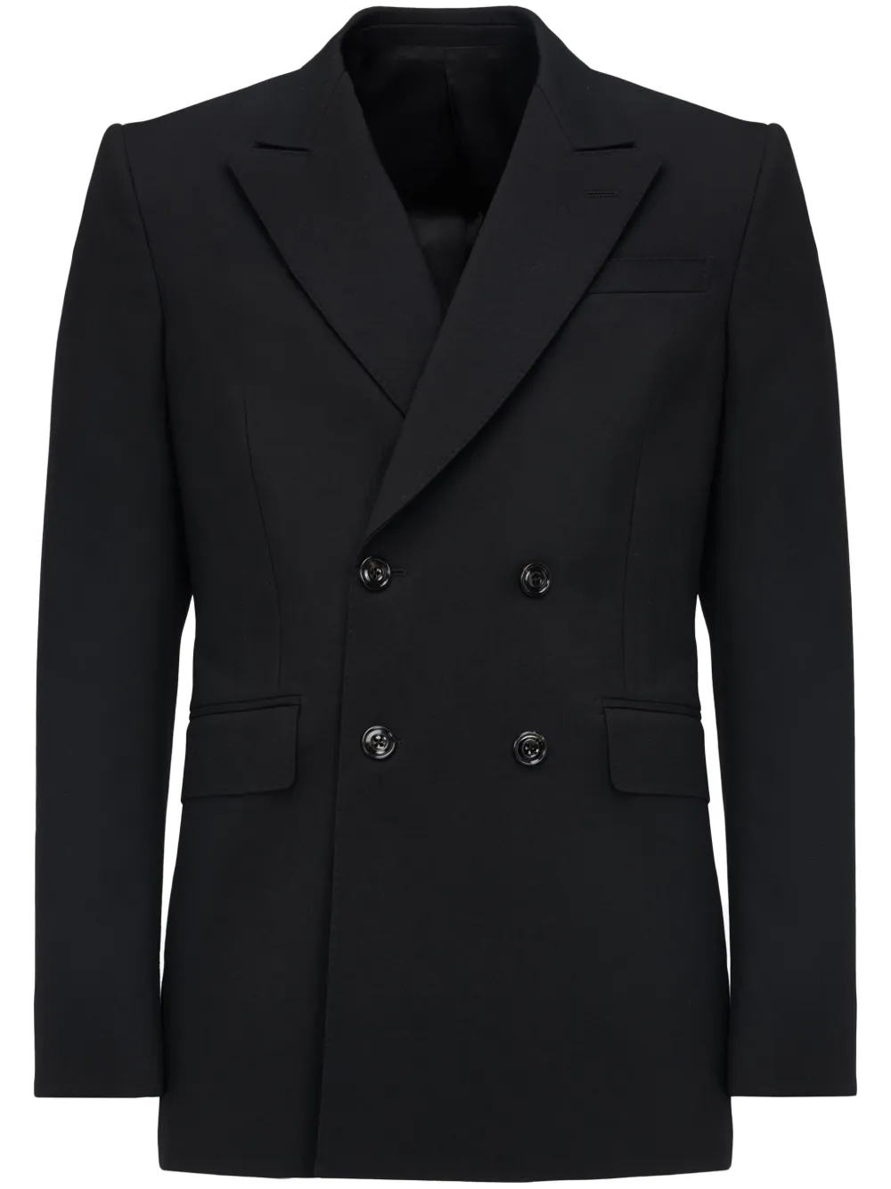 Alexander McQueen Blazer met dubbele rij knopen Zwart