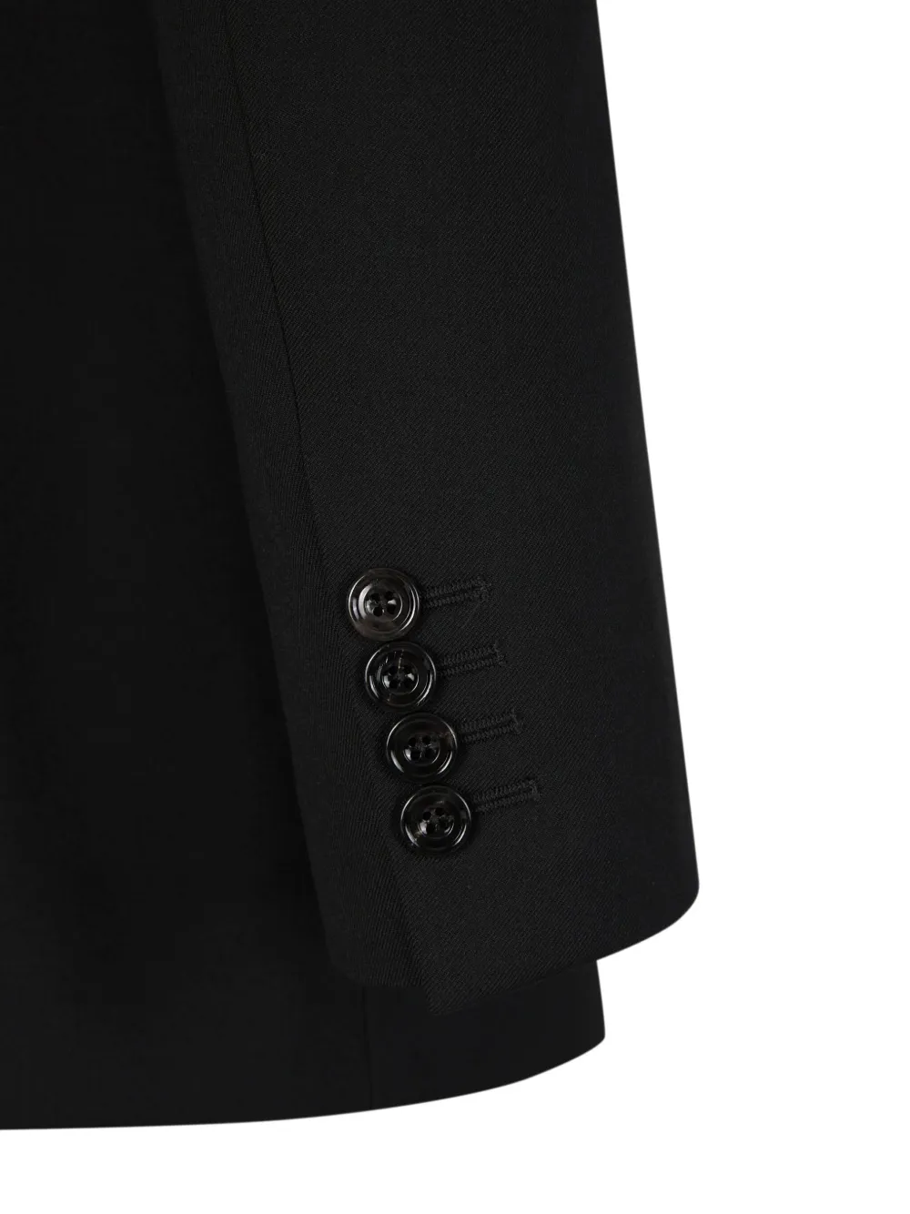 Alexander McQueen Blazer met dubbele rij knopen Zwart