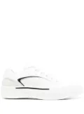 Alexander McQueen Skate Deck Plimsoll leather sneakers - White