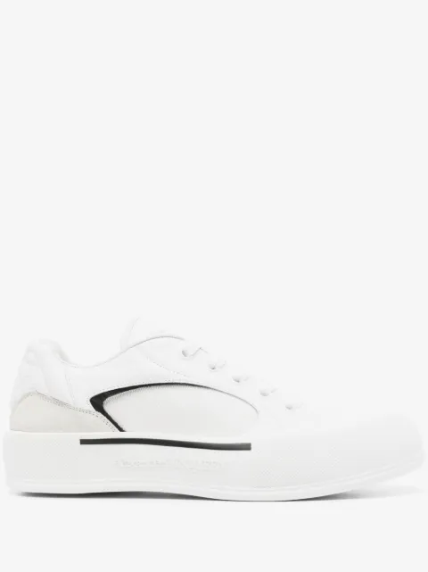 Alexander McQueen Skate Deck Plimsoll leather sneakers