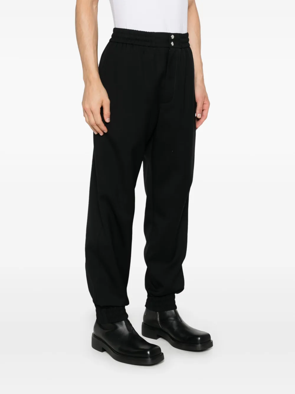 Alexander McQueen Wollen broek Zwart