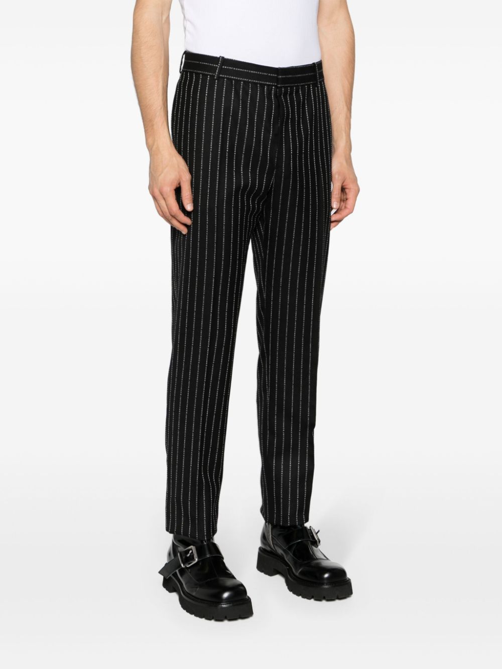 Alexander McQueen tailored cigarette trousers Men