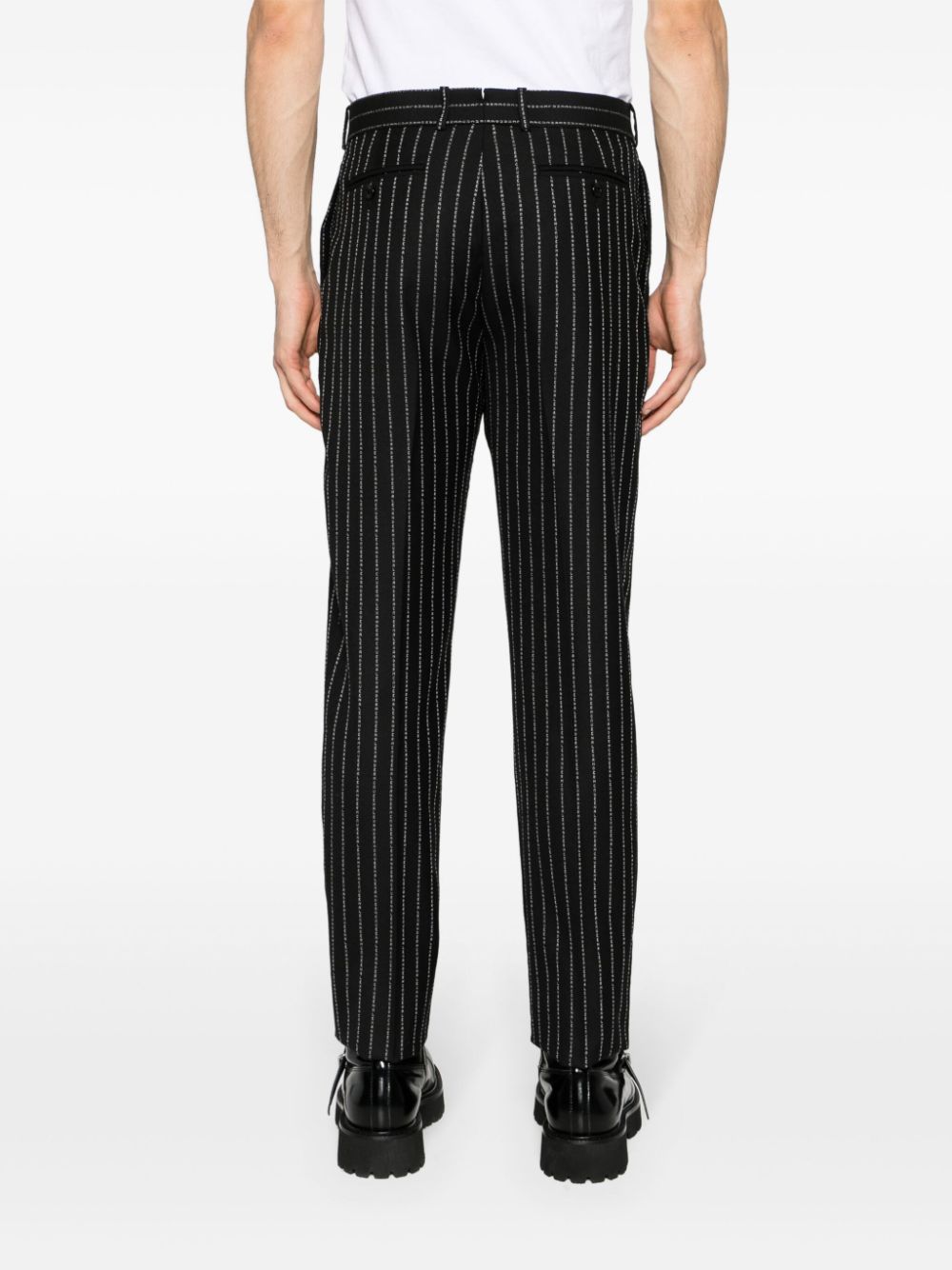 Alexander McQueen tailored cigarette trousers Men