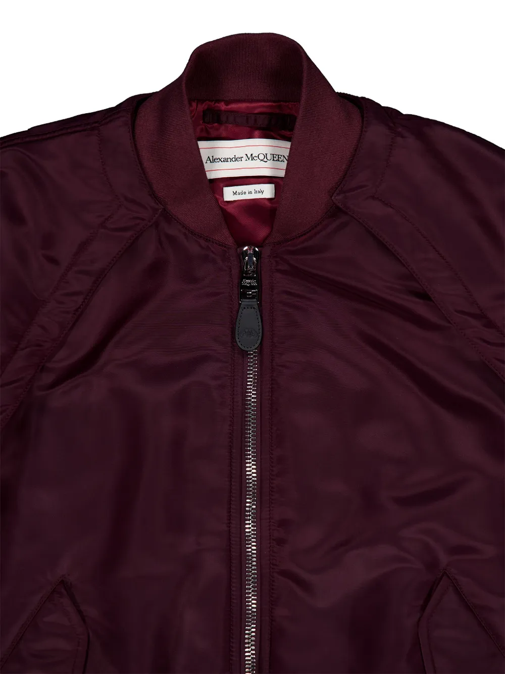  Alexander Mcqueen Detachable-sleeve Bomber Jacket - Red 