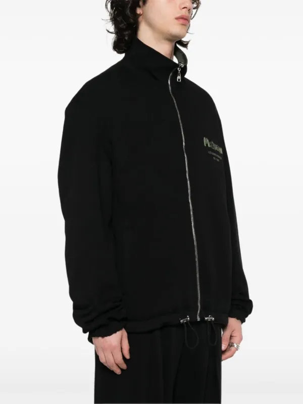 Alexander McQueen Graffiti Reversible Bomber Jacket | Green | FARFETCH