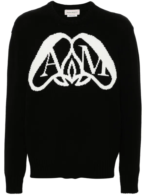 Alexander McQueen Seal セーター | ブラック | FARFETCH JP