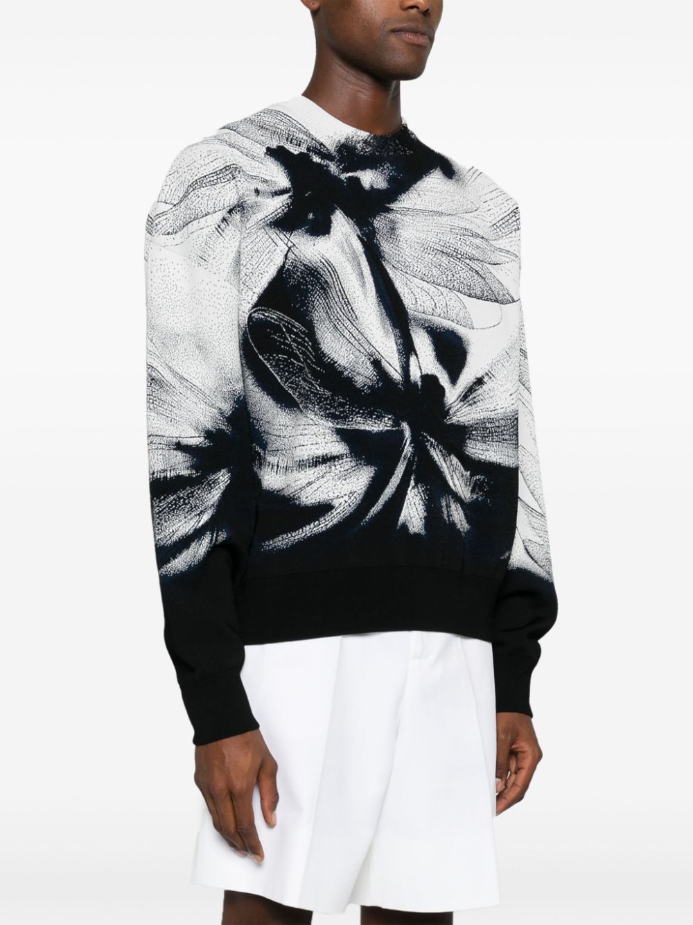 Alexander McQueen Dragonfly-print sweatshirt Men