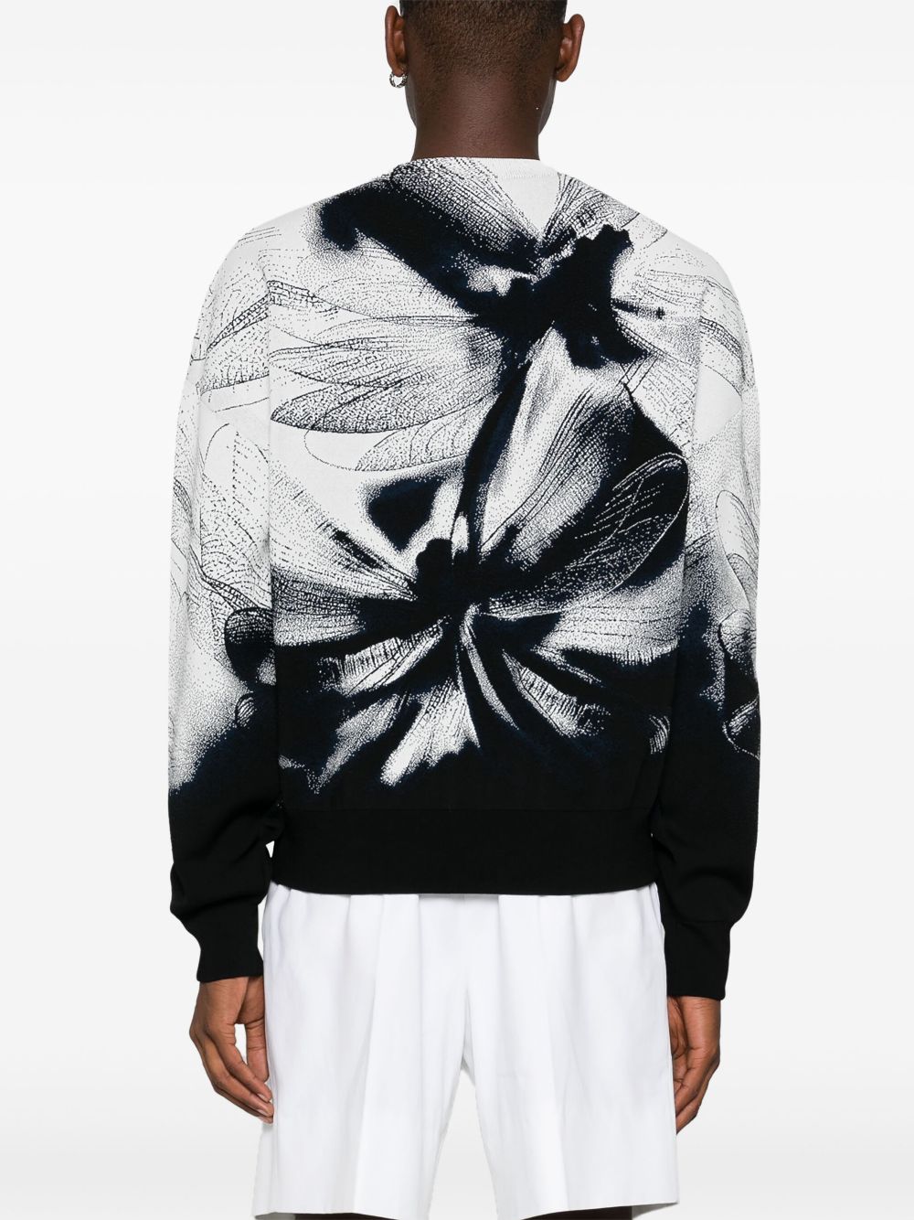 Alexander McQueen Dragonfly-print sweatshirt Men