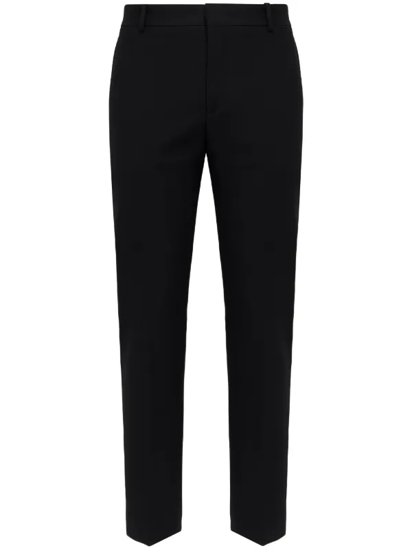 Alexander McQueen Tailored Cigarette Trousers in Black