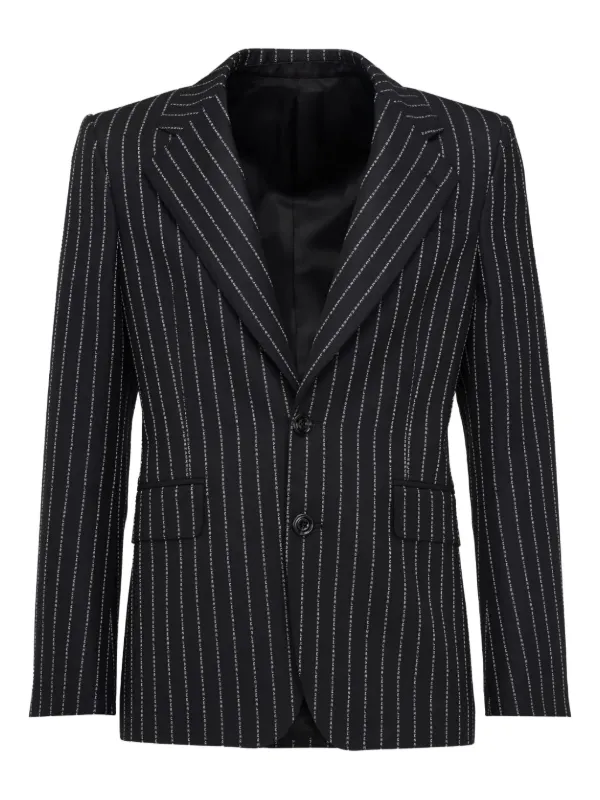 ジャケット MCQUEEN Single-breasted blazer McQueen SIngle-Breasted Houndstooth Blazer | Neiman Marcus