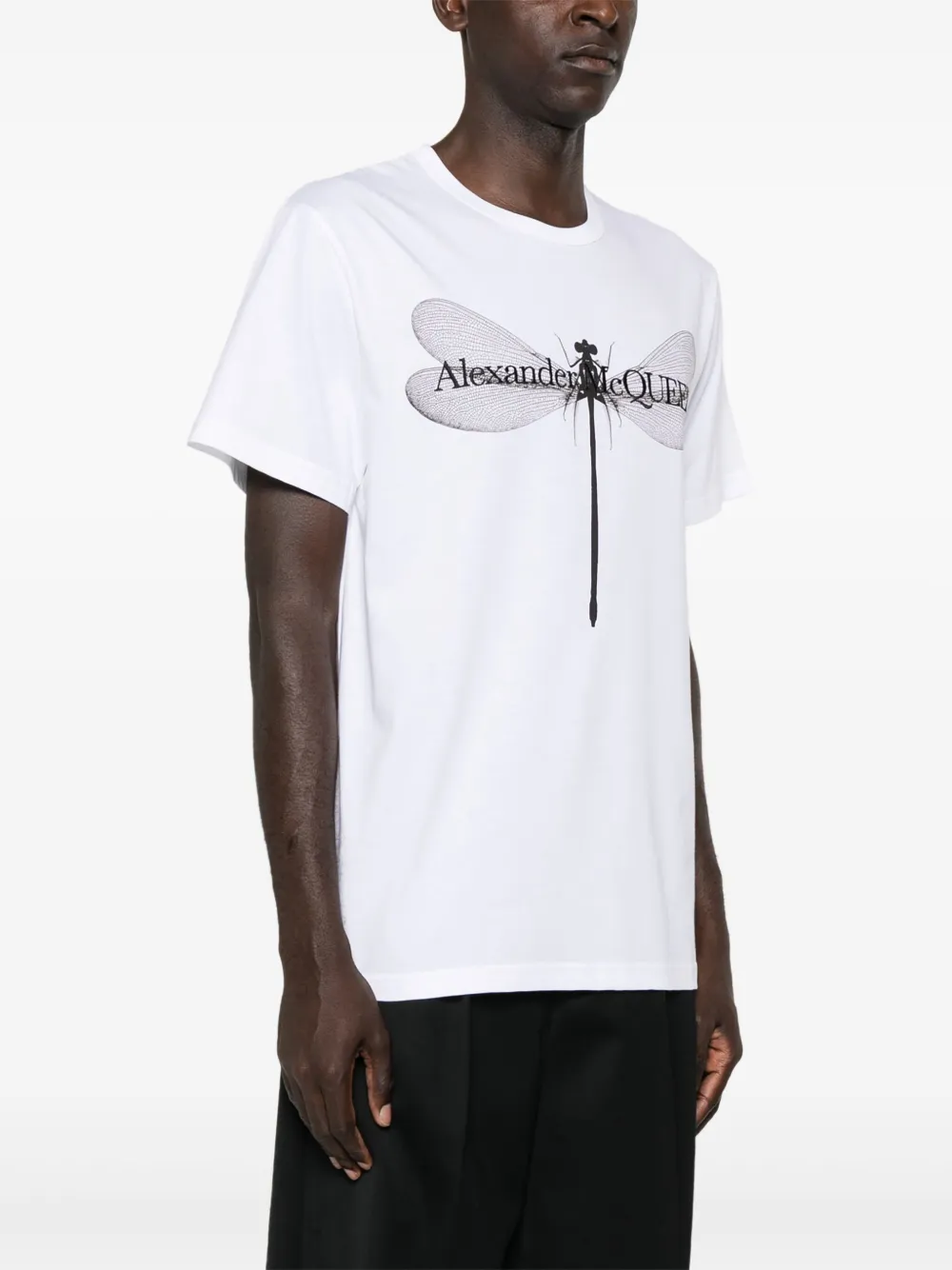 Alexander McQueen Katoenen T-shirt met print Wit