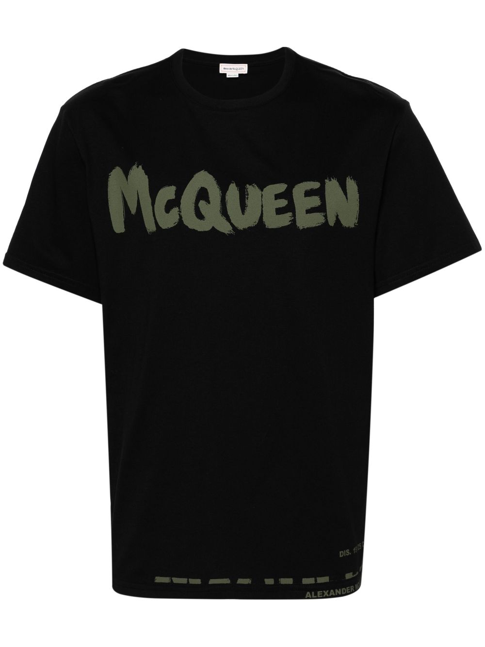 Image 1 of Alexander McQueen logo-print cotton T-shirt
