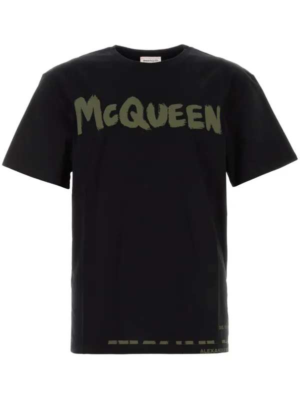 Alexander McQueen ロゴ Tシャツ | ブラック | FARFETCH JP