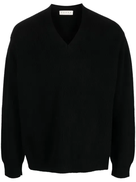 Paura cut-out virgin wool jumper