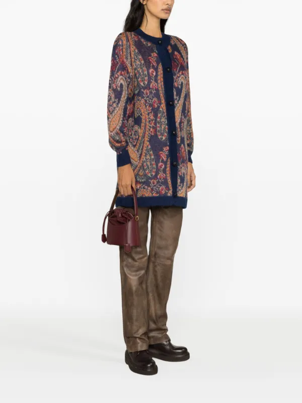 ETRO paisley-print Leather Clogs - Farfetch