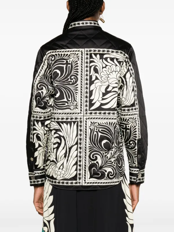 greenclothng heavyjacket iris Ｌ La DoubleJ Iris Quilted Shirt Jacket | Black | FARFETCH RO