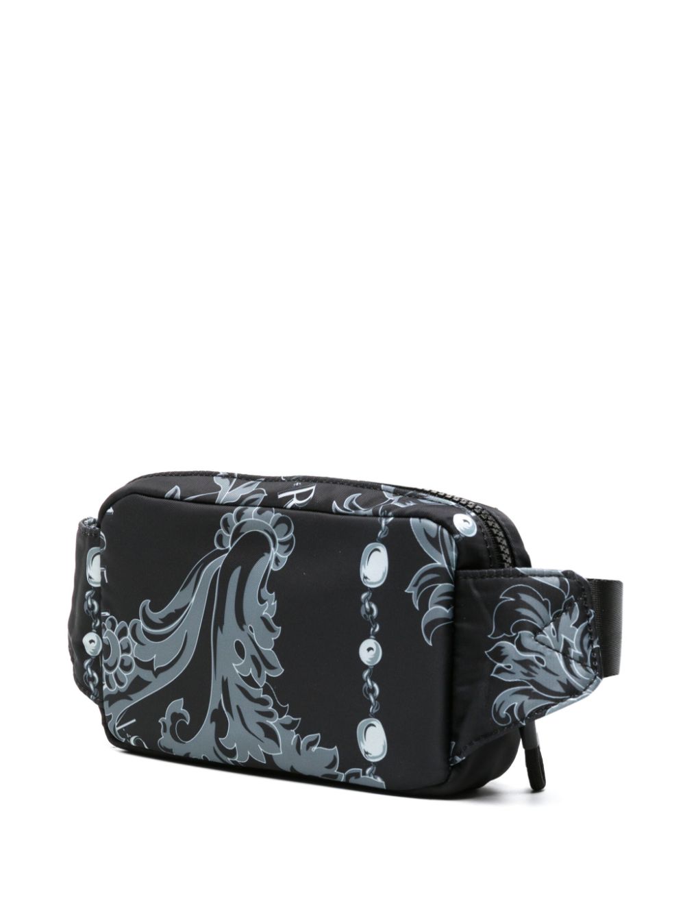 Versace Jeans Couture Chain Couture-print belt bag - Zwart