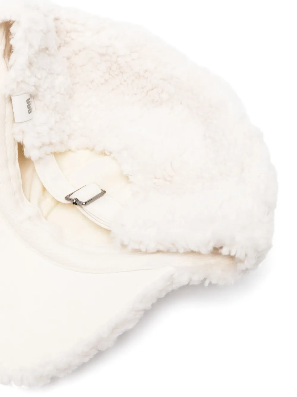 UGG UGGfluff faux-shearling baseball cap - Beige