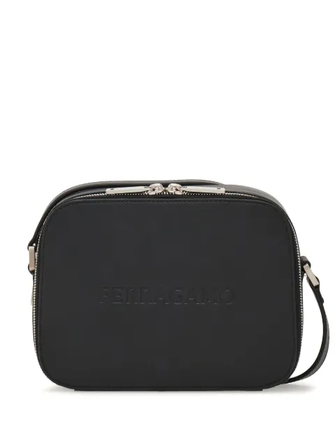 Ferragamo Schultertasche mit Logo-Prägung