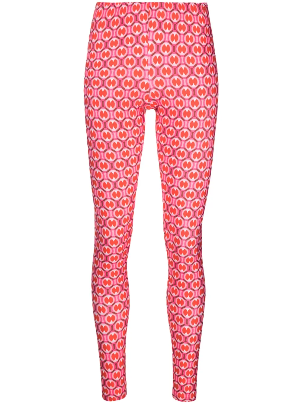 La Doublej Leggings In Red