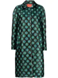 La DoubleJ Boxy polka-dot print coat - Green