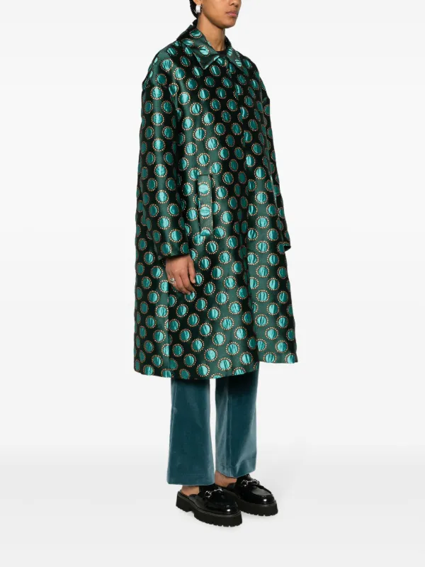ジャケット・アウター COOTIE Garment Double Cloth Lapel Jacket Ziggy Chen notch-lapel Jacket | Green | FARFETCH