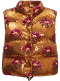 La DoubleJ Bonbon quilted gilet - Brown