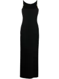 Versace Medusa '95 fluted gown - Black