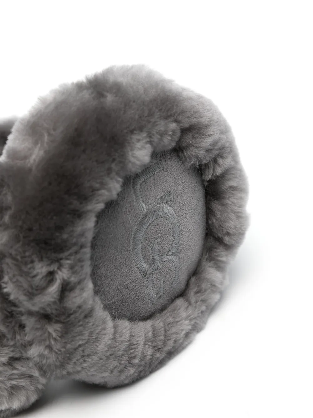 UGG logoembroidered fauxfur Earmuffs Farfetch