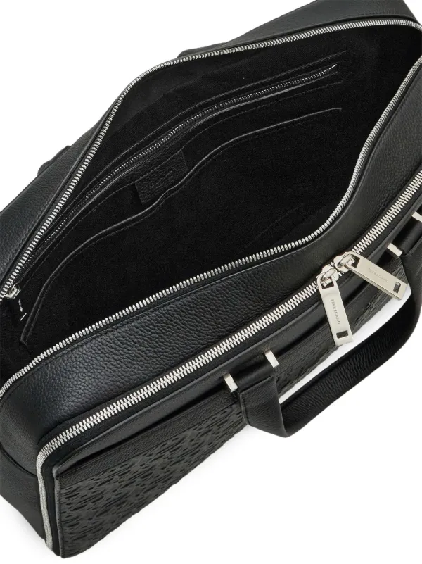 Briefcase with Gancini buckles (S) - Men | Ferragamo