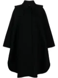 Chloé wool-blend hooded cape - Black