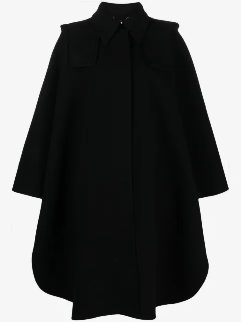 Chloé wool-blend hooded cape