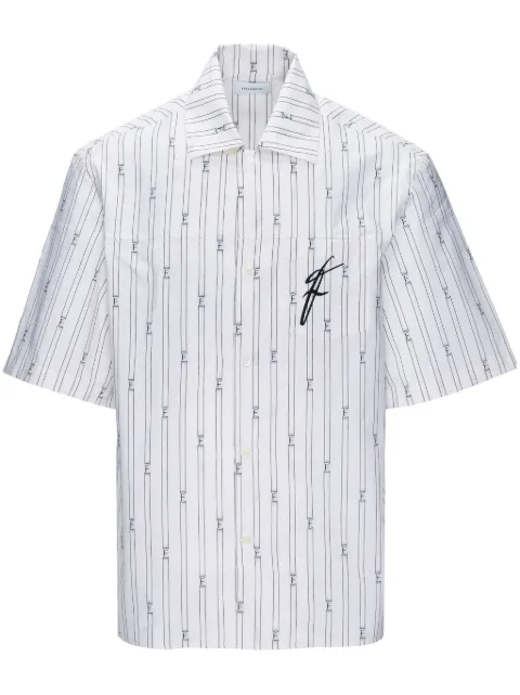Ferragamo camisa manga corta con logo estampado
